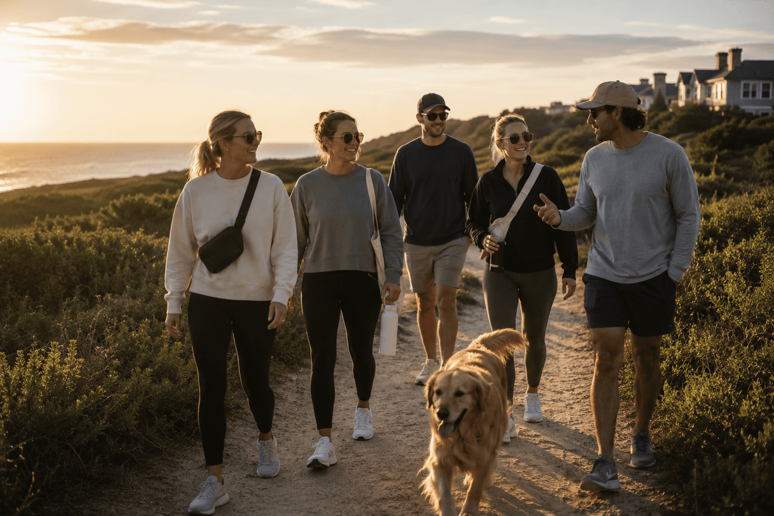 People spending time together in a relaxed social setting centered on connection rather than alcohol.